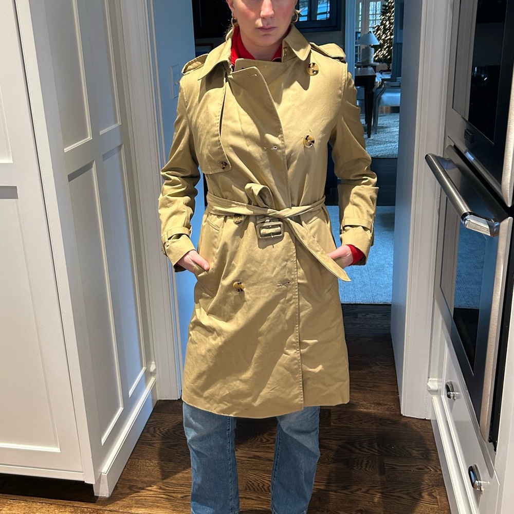 Mango Beige Belted Trench Coat